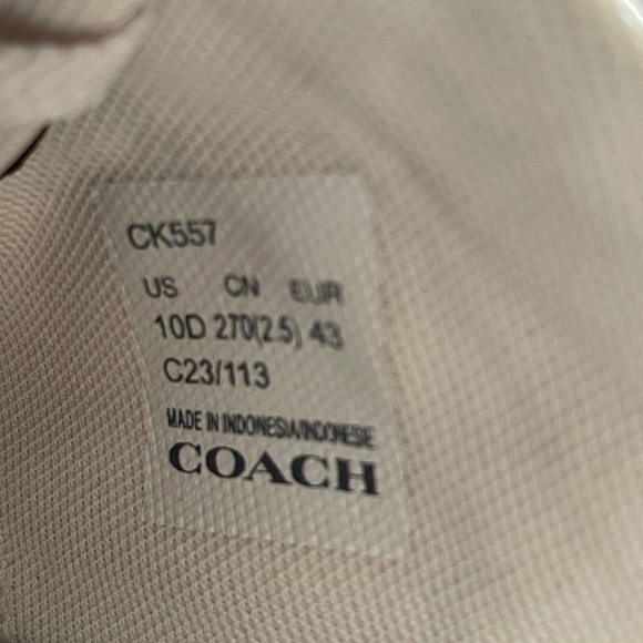 COACH C201 Mixed Signature 3 Sneakers• Size 10D • Men • This Color is Deadstock - Picture 12 of 16